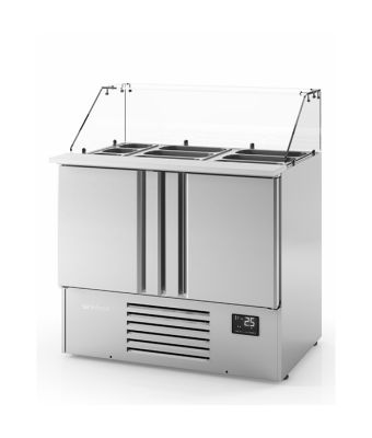 2 DR Compact GN Prep Station with Display 230L