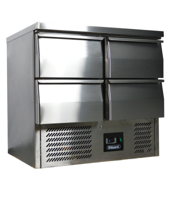 4 Drawer Compact Gastronorm Counter 240L