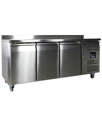 3 Door GN1/1 Freezer Counter with Upstand 417L