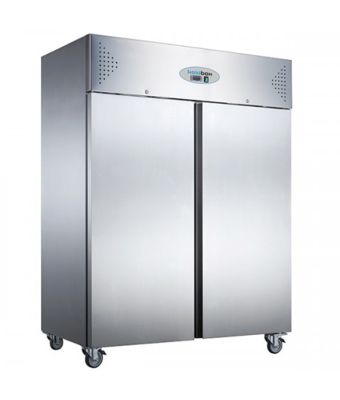 DOUBLE DOOR VENTILATED GN SS FREEZER 1200L