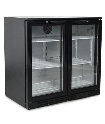 Double Door Low Height Bar Bottle Cooler (168 Btl)