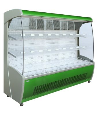 Painted Steel Tiered Display 2580mm Wide