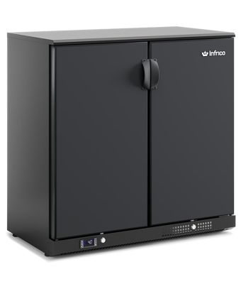 DOUBLE SOLID DOOR BOTTLE COOLER (218 BOTTLES)