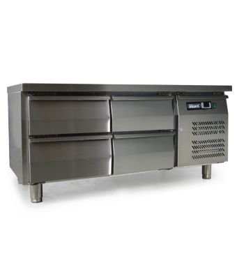 4 Drawer Low Height 650mm Snack Counter 214L